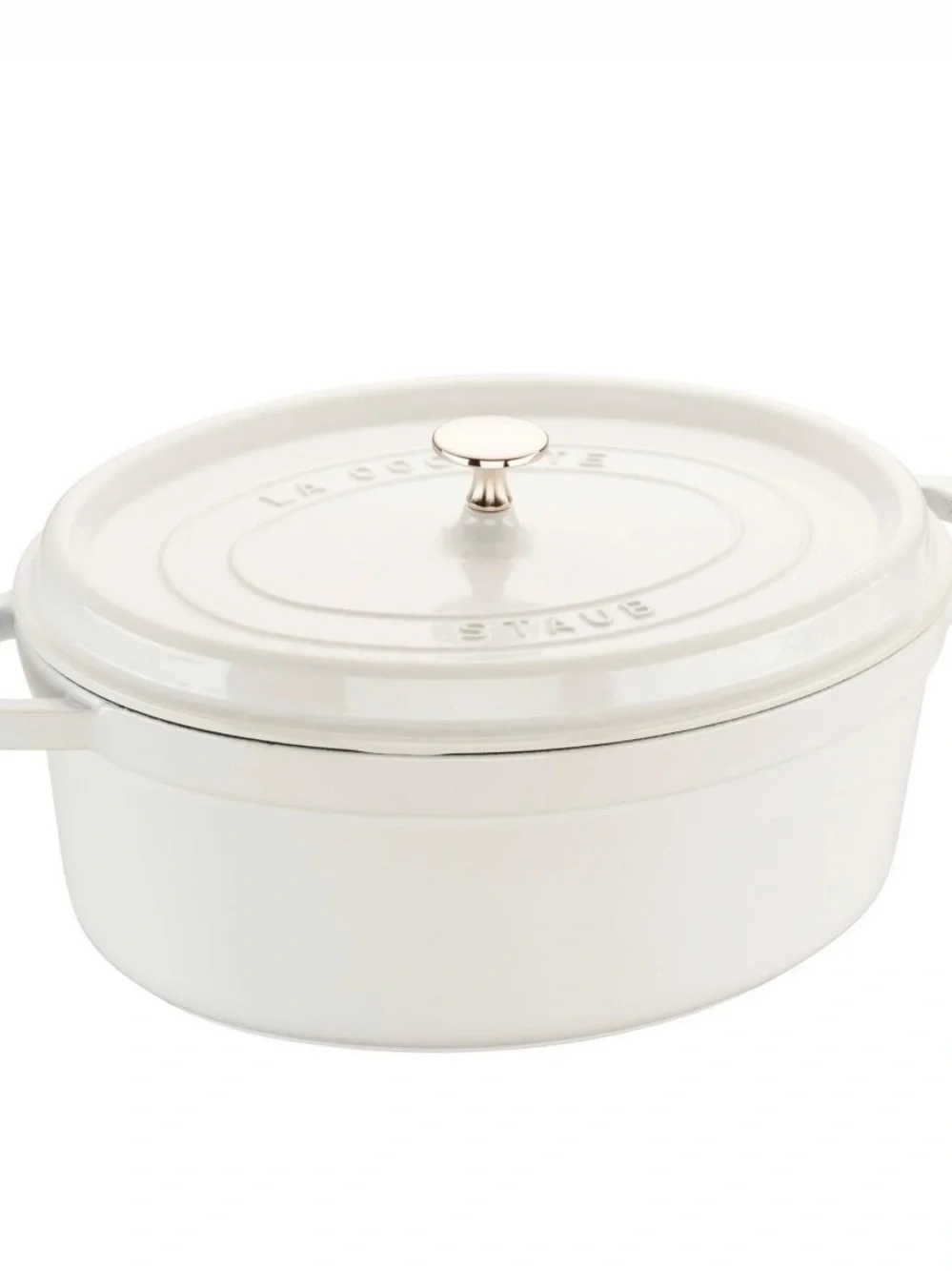 Staub Oval Cocotte 31 - 5.75qt White NIB